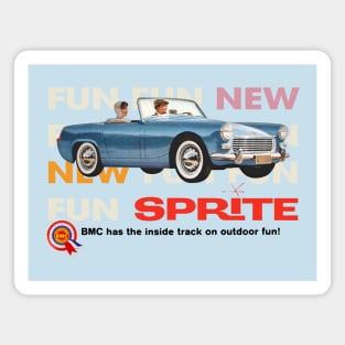 AUSTIN HEALEY SPRITE - advert Magnet